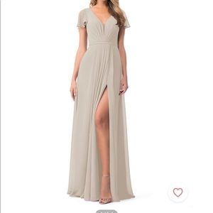Azazie Reverie Taupe Bridesmaids Dress